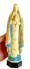 Antique Vintage Mid-Century Virgin Mary Our Lady Lourdes Statue Figurine CMP Co picture