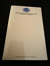VTG 1992 Star Trek Next Generation Hallmark Note Pad Sealed Starfleet Command picture