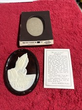Vintage Concordia Tru-Text Plaque No. 1311 God Answers Prayers picture