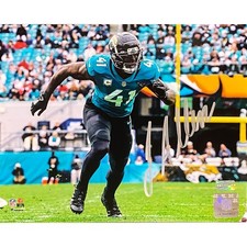 Josh Hines-Allen Autographed Jacksonville Jaguars (Horiz Action) 8x10 Photo picture