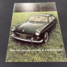 ORIGINAL 1969 Volkswagen VW Fastback sedan sales brochure 8 pg literature picture