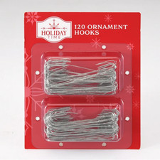 Christmas Ornament Hooks 2-1/2 Inch Metal Pack of 120 Wedding Holiday Time Craft picture