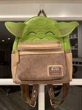Loungefly Disney Star Wars Yoda Mini Backpack Bag Exclusive picture