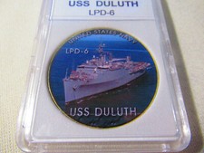 US NAVY - USS DULUTH (LPD-6) Challenge Coin  picture