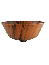 Vtg Kelly Dunn Hand-Turned Norfolk Pine Studio Art Wood Bowl. Signed & Date-DS29 picture