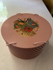 Vtg Princess Sewing Basket Woven Wicker Style Algonquin IL 12