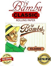 Bambu Rolling Papers 100% Authentic Big Bambu Classic Papers 33/Lvs USA Shipped picture