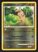 English LP Sudowoodo 48/100 MD Reverse Holofoil Pokemon Majestic Dawn picture