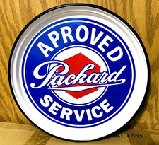 PACKARD SERVICE - Heavy Metal Sign / Tray - Compare To $140 Confirmed Sale picture