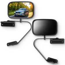 Side View Mirrors 1980-1996 Ford F-150 F-250 F-350 Truck Pair Replacement picture