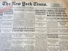 1929 JUNE 13 NEW YORK TIMES - MORGAN COMPLETING $500,000,000 MERGER - NT 6556 picture