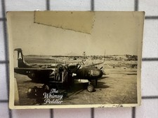 WWII Lockheed P-38 Lightning Fighter Nose Art Ground Crew Original Photo picture