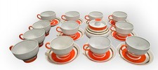 Vintage Baranovka China Tea Set 22 Pieces 1960's Ukraine Mid Century Modern picture