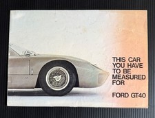 A RARE Find  1966 Ford GT40 Sales Brochure    Original....NOT A REPRINT picture
