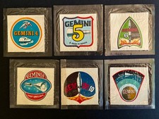 Vintage 1968/69 Gemini Lot of 6 Kellogg Company Space Patch Stickers picture