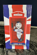 NY METS MR MET BOBBLEHEAD LONDON 2024 PHONE BOOTH SGA CITI FIELD MLB picture