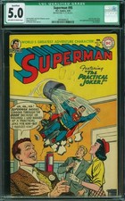1955 D.C. Comics Superman 95 CGC 5.0.  picture