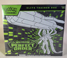 Pokemon TCG Mega Evolution Perfect Order Elite Trainer Box ETB Factory Sealed picture