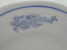 ROYAL VICTORIA HOTEL PISA china Plate by Richard Ginori Historic ITALY   RARE picture