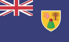 5in x 3in Turks and Caicos Islands Flag Magnet Car Truck Vehicle Magnetic Sign picture