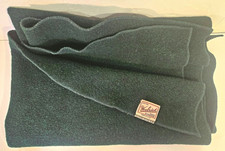 Woolrich Vintage Emerald Green Tartan  Wool Throw Blanket 55