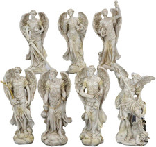 Ebros Ivory Painted Greek Orthodox Christian Church Archangel of the Angelic Cou picture