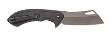 Smith's Rally Titanium Finish Cleaver Blade G10, Black, 51138 picture