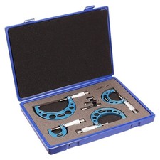 Precision Outside Micrometer Set 0-4in 4 Pcs 0.0001 picture