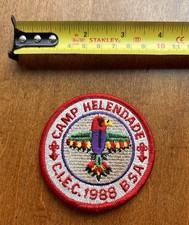 1988 Camp Helendade CIEC BSA Boy Scout Patch Firebird Running Springs CA Vintage picture