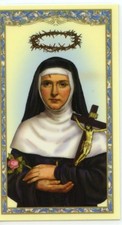 ST. RITA - Laminated  Holy Cards.  QUANTITY 25 CARDS picture