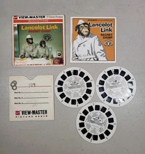 GAF View-Master LANCELOT LINK Secret Chimp 3 Reel Set + Booklet - 1970 - B504 picture