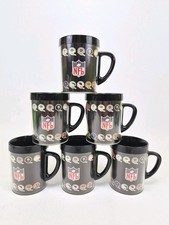 Set of 6 Thermo-Serv NFL Football Helmet Coffee Mugs c1975 Vintage USA picture