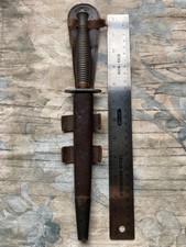 WW II Fairbairn Sykes Wilkinson 3rd Pattern B2 Commando Fighting  Knife picture