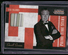 LEE MAJORS 2011 Panini Americana Prime Time Stars Authentic Relic Materials /125 picture