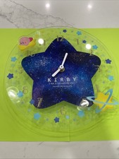 Kirby Super Star Acrylic Wall Clock – Warp Star Character Clock HKB-026 (Japan) picture