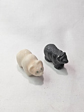 Pair a Bear Stone Fetish Figures. Not Signed picture