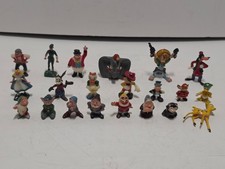 Vintage Lot of 21 Marx Disneykins Miniature Figures Hand Painted 1