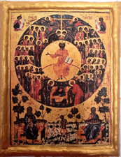 All Saints Jesus Daniel Solomon Custom Made Rare Byzantine Greek Museum Icon Art picture