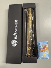 Wancher Dream Pen Buffalo Horn Fountain Pen - Gold Leaf Overlay Finish - M Nib picture