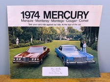 1974 Mercury Marquis Monterey Cougar Comet Dealership Sales Catalog Brochure Ad picture