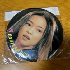 Japanese singer Namie Amuro can badge picture