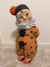 RARE Mary Engelbreit Bethany Lowe Large 20” Sweet Halloween Clown Figure picture
