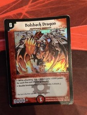 Bolshack Dragon 69/110 super rare Duel Masters TCG Card English picture