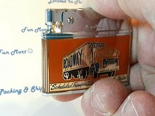 Vintage ROADWAY Ad LIGHTER / Complete, Clean, & Works Great / VVHTF /  [4655] picture