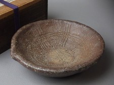 [Antiques/Tea utensils] Old Bizen ware Old Bizen kiln stamped Mortar fo111wb5 picture