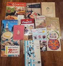 13X Vintage Cookbook Recipe Pamphlets Various Authors Collectible Campbells picture