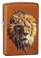 Zippo Windproof Polygonal Lion Lighter, 29865, New In Box picture