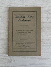 Huntington Town Board Building Zone Ordinance Vintage 1934 picture