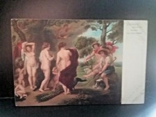 Postcard   Das Urtell des Paris Dresden,Paul Ruebens  Painting Repro  Z3 picture