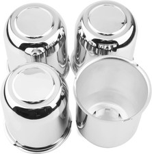 4Pcs 3-3/4 in Trailer Wheel Center Caps Fit 3-3/4